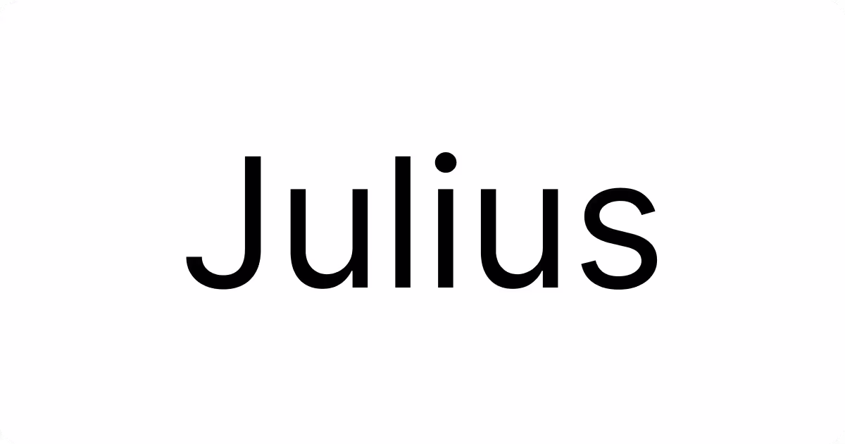Julius reviews, Julius pricing and alternatives
