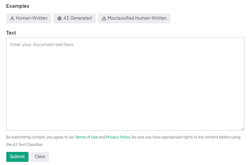 AI Text Classifier (Open AI) reviews, AI Text Classifier (Open AI) pricing and alternatives
