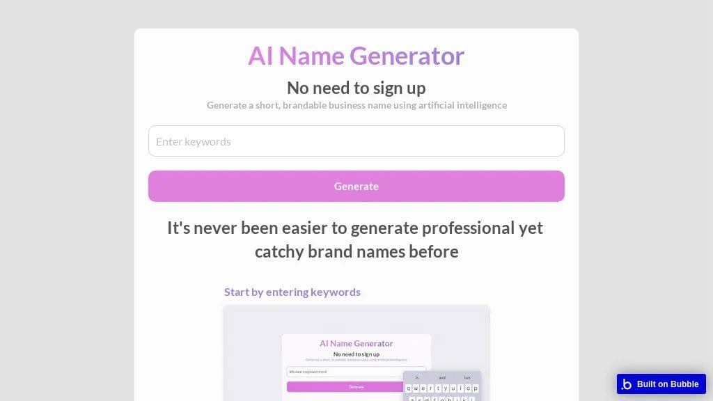 AI Name Generator reviews, AI Name Generator pricing and alternatives
