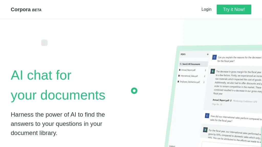 Ask Corpora reviews, Ask Corpora pricing and alternatives
