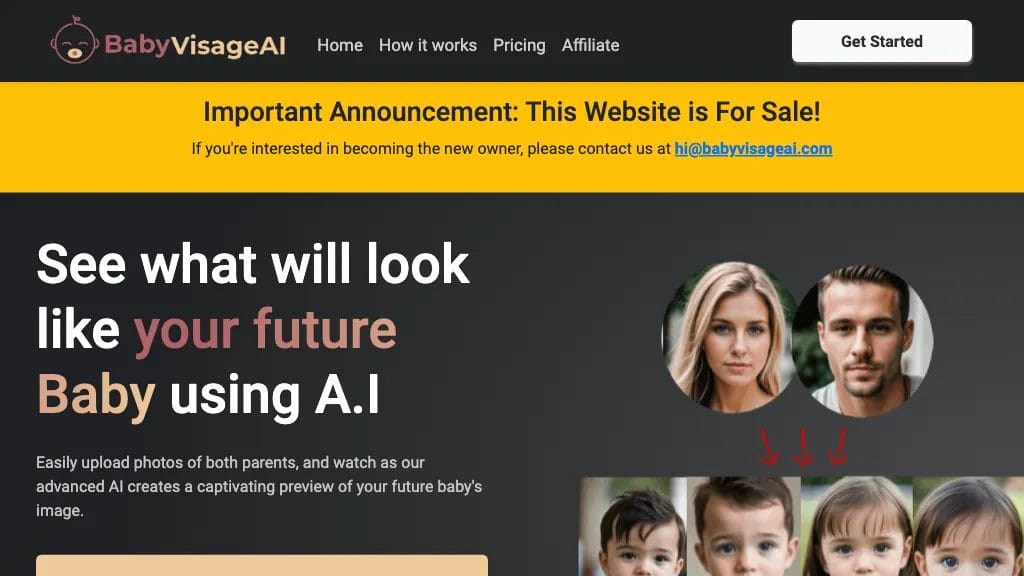 BabyVisageAI reviews, BabyVisageAI pricing and alternatives
