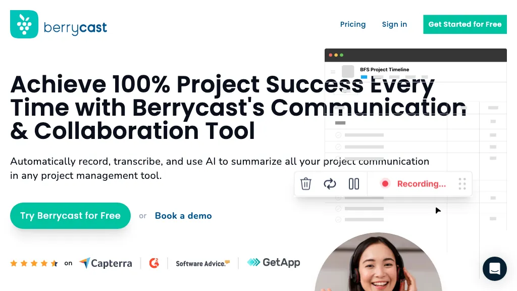 Berrycast Transcripts reviews, Berrycast Transcripts pricing and alternatives
