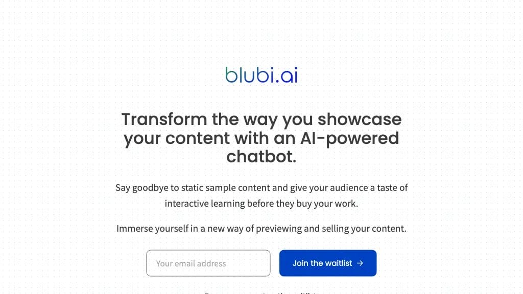 blubi.ai reviews, blubi.ai pricing and alternatives
