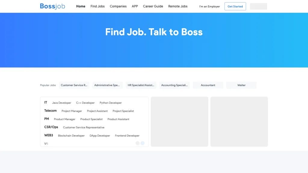 Bossjob reviews, Bossjob pricing and alternatives

