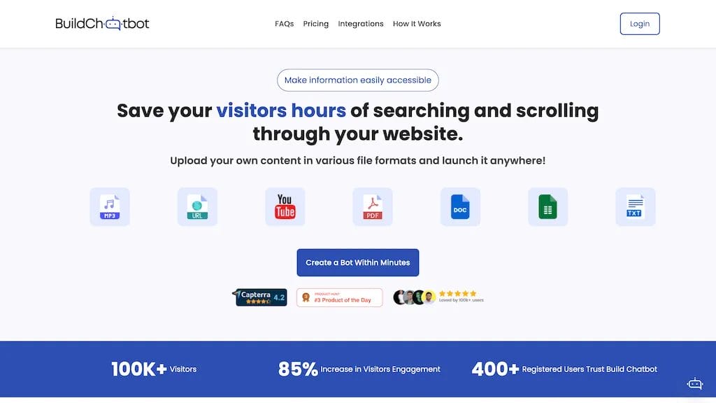 Build Chatbot AI reviews, Build Chatbot AI pricing and alternatives
