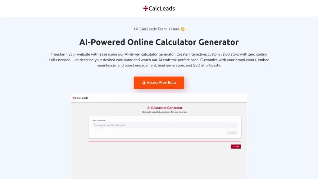 CalcLeads reviews, CalcLeads pricing and alternatives

