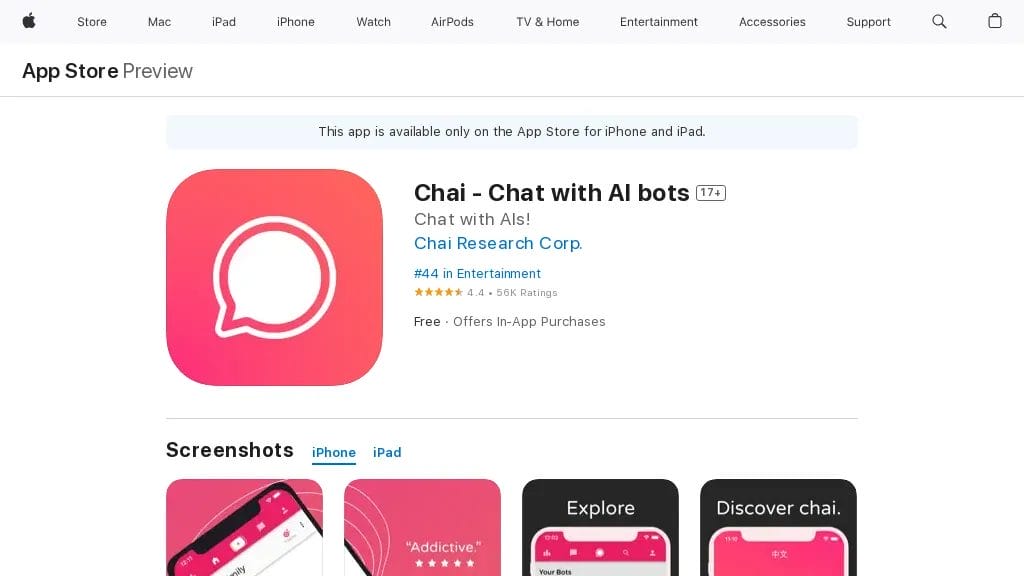 Chai.APP reviews, Chai.APP pricing and alternatives
