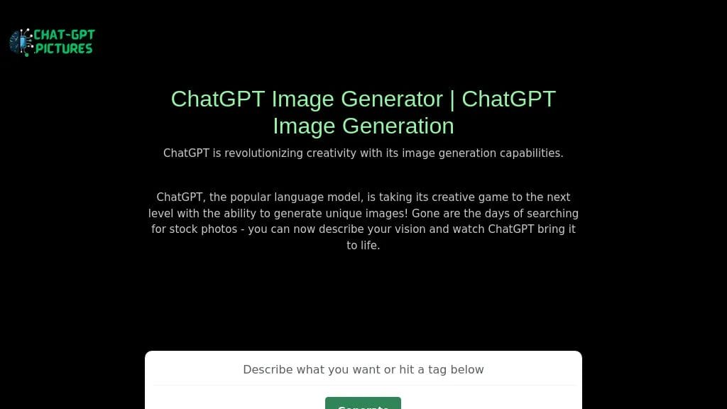 Chat-GPT Pictures reviews, Chat-GPT Pictures pricing and alternatives
