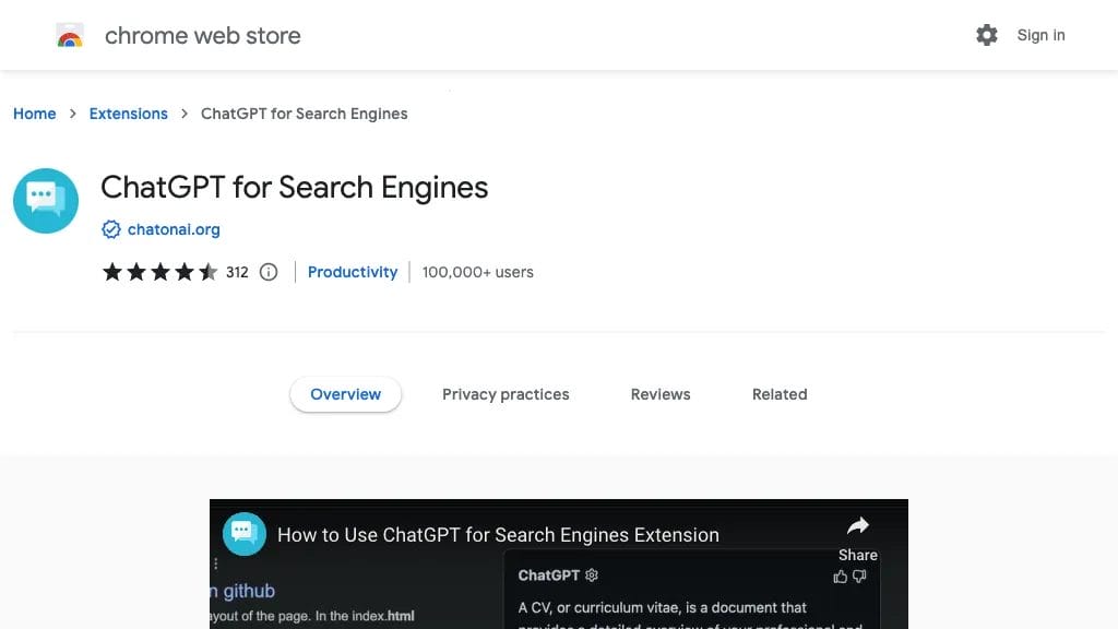 ChatGPT Chrome Extension reviews, ChatGPT Chrome Extension pricing and alternatives
