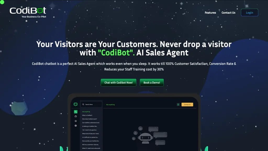 CodiBot reviews, CodiBot pricing and alternatives
