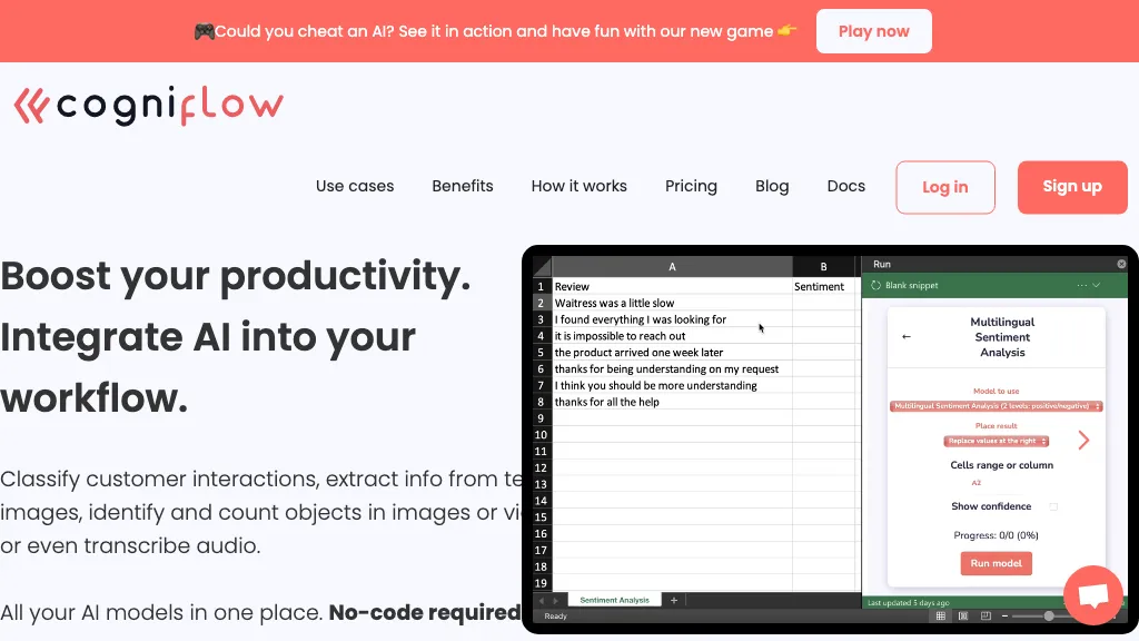 Cogniflow reviews, Cogniflow pricing and alternatives

