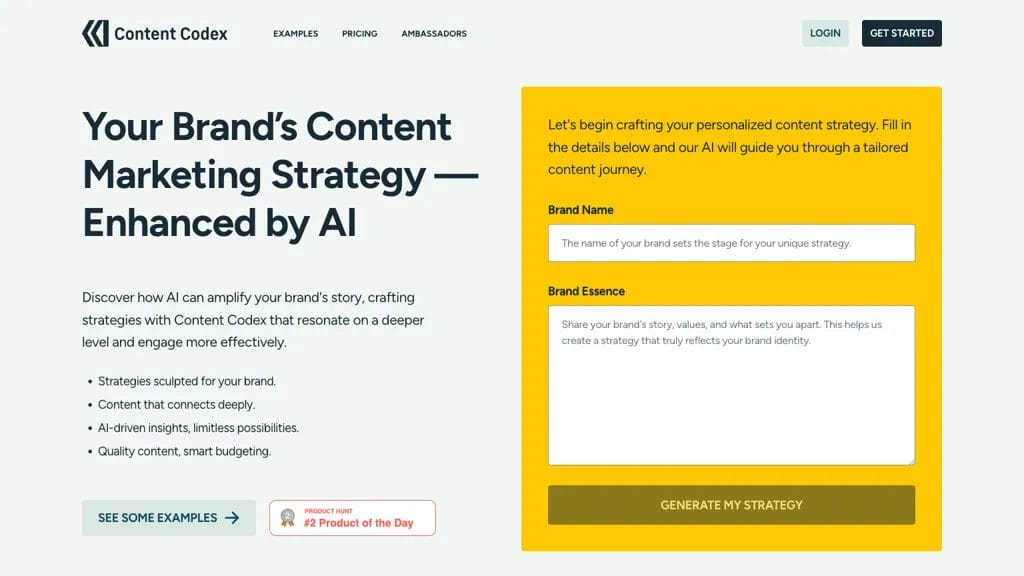 Content Codex reviews, Content Codex pricing and alternatives
