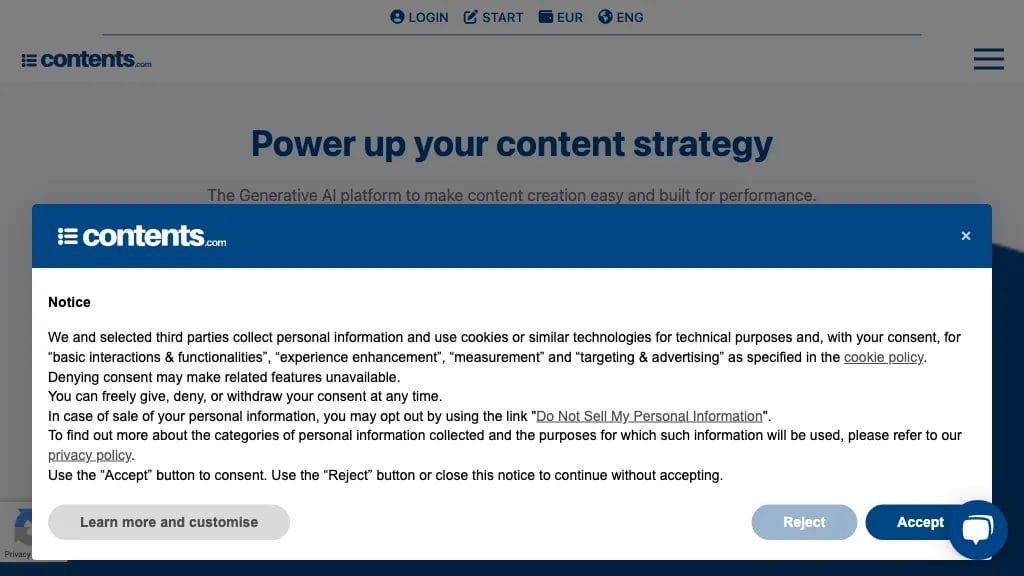 Contents reviews, Contents pricing and alternatives

