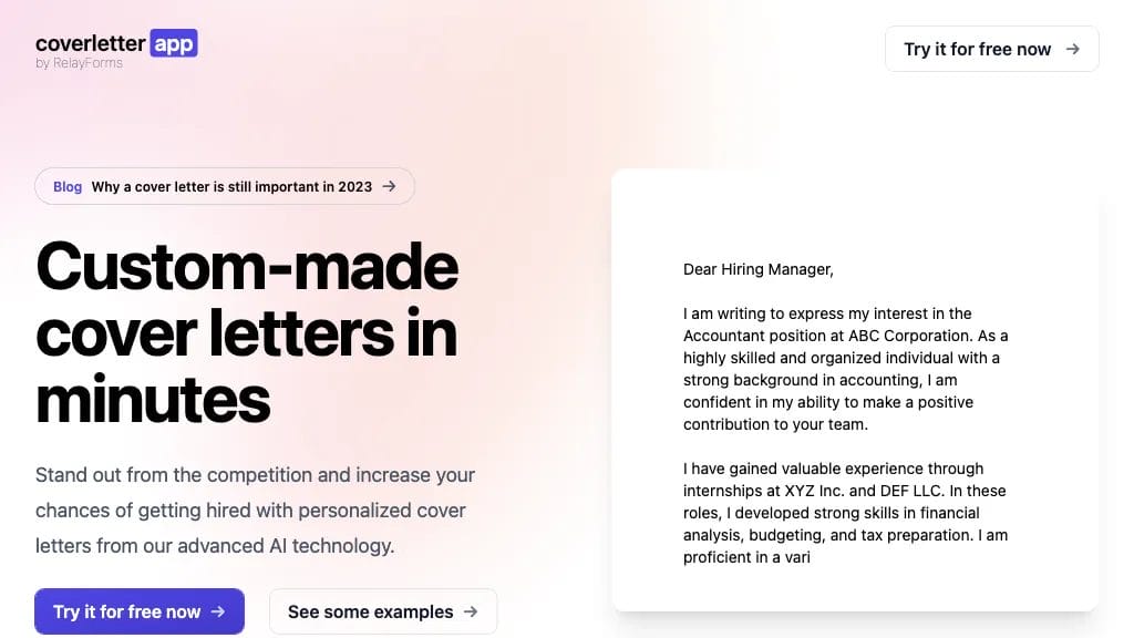 coverletter.app reviews, coverletter.app pricing and alternatives
