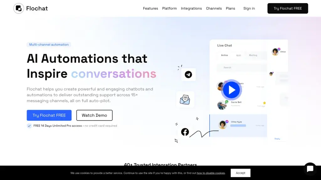 Flochat reviews, Flochat pricing and alternatives
