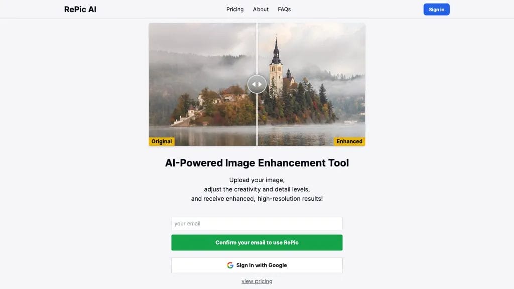 RePic AI reviews, RePic AI pricing and alternatives
