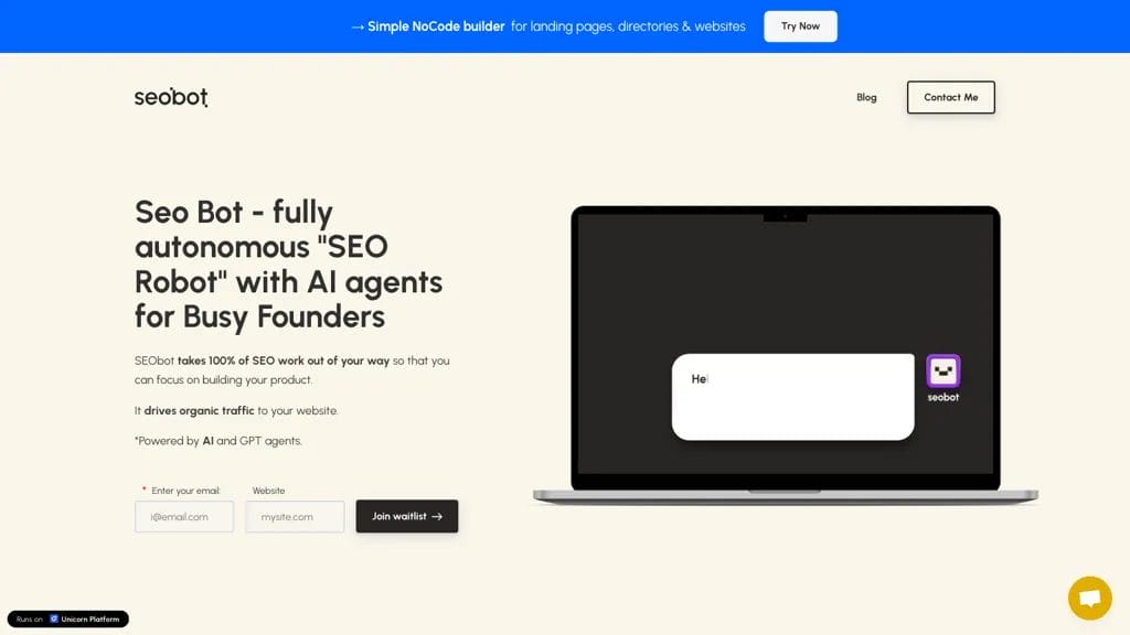 SEObot reviews, SEObot pricing and alternatives
