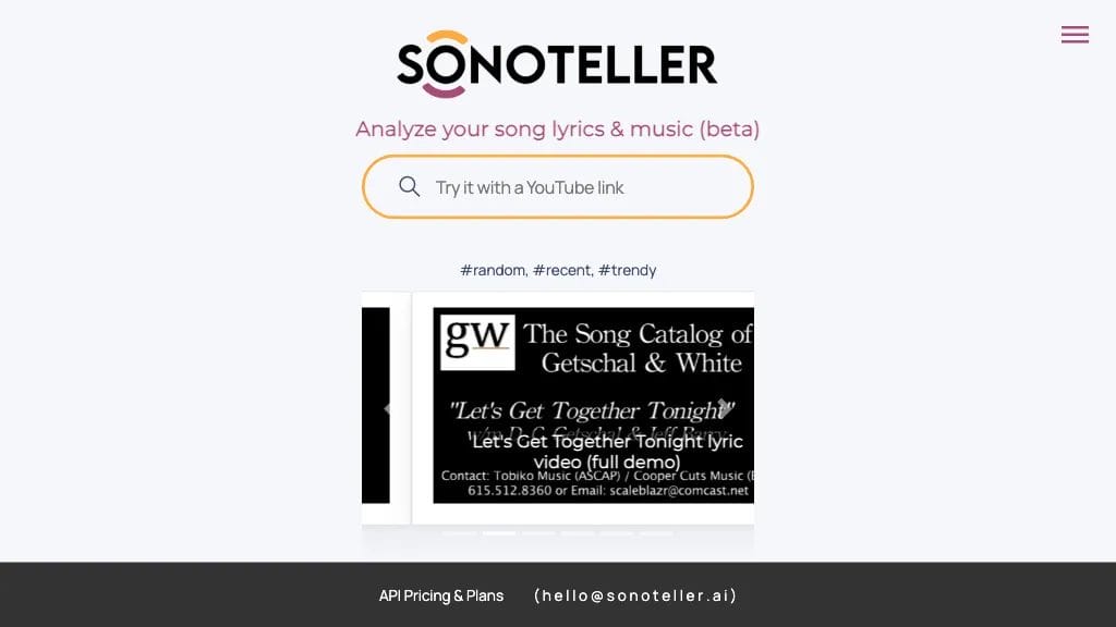 SONOTELLER reviews, SONOTELLER pricing and alternatives
