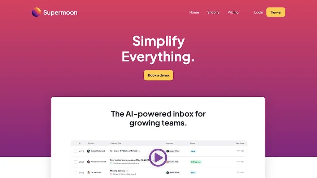 Supermoon reviews, Supermoon pricing and alternatives
