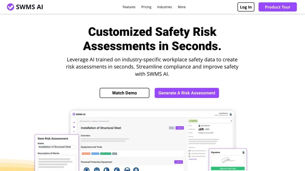 SWMS AI reviews, SWMS AI pricing and alternatives
