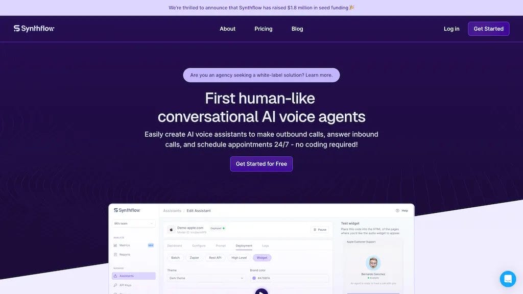 Synthflow.ai reviews, Synthflow.ai pricing and alternatives
