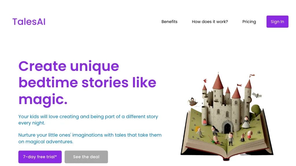 TalesAI reviews, TalesAI pricing and alternatives
