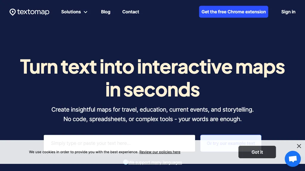Textomap reviews, Textomap pricing and alternatives
