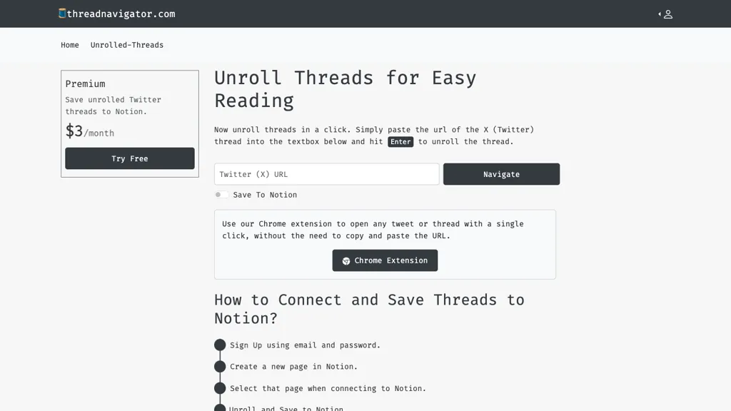 Thread Navigator reviews, Thread Navigator pricing and alternatives
