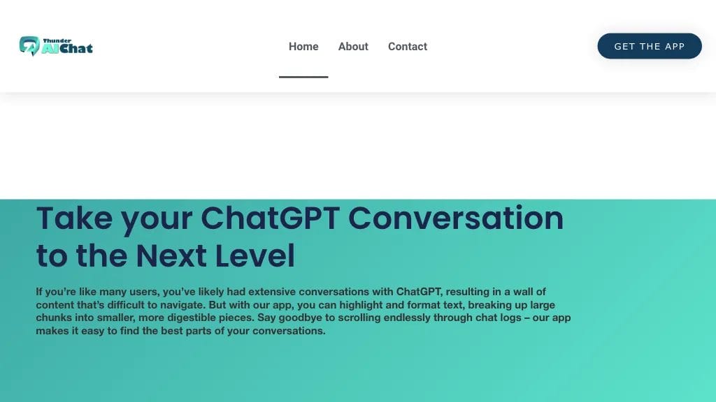 Thunder AI Chat reviews, Thunder AI Chat pricing and alternatives
