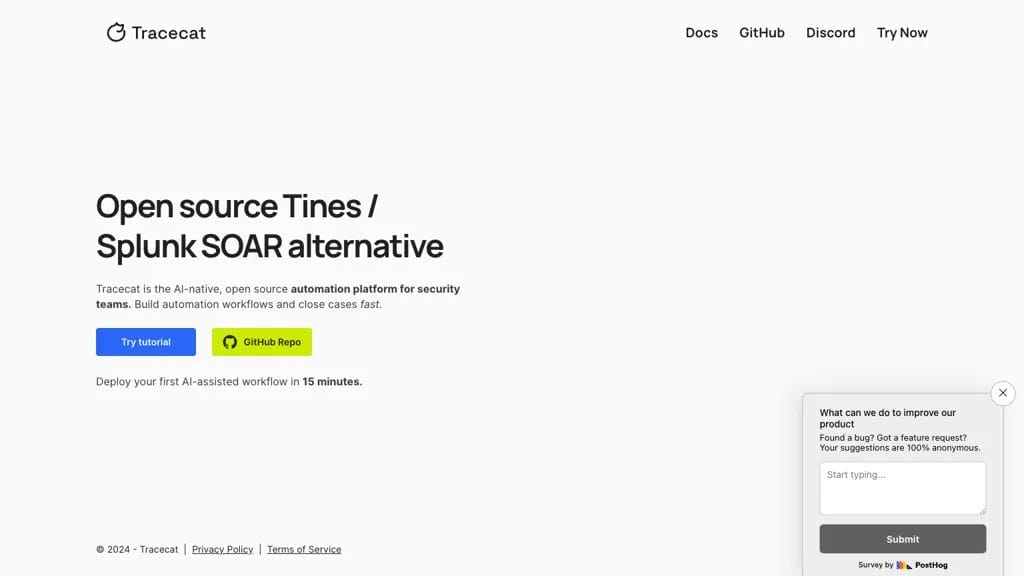 Tracecat reviews, Tracecat pricing and alternatives
