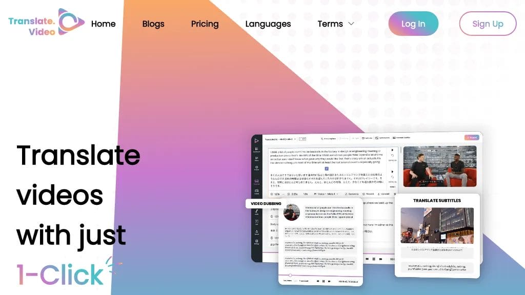 Translate.Video reviews, Translate.Video pricing and alternatives
