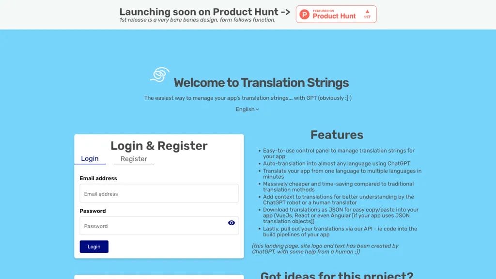 Translation Strings reviews, Translation Strings pricing and alternatives
