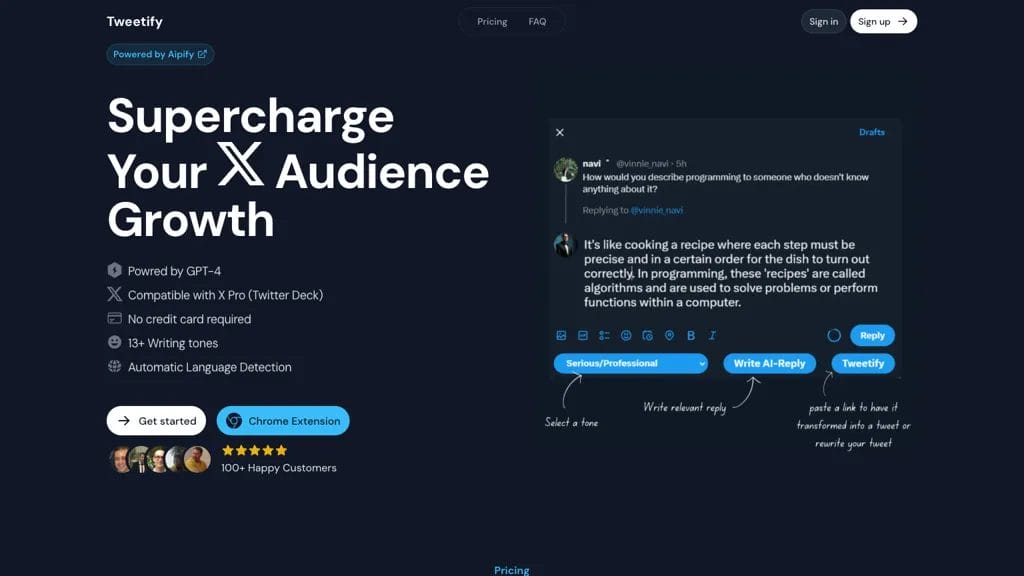 Tweetify reviews, Tweetify pricing and alternatives
