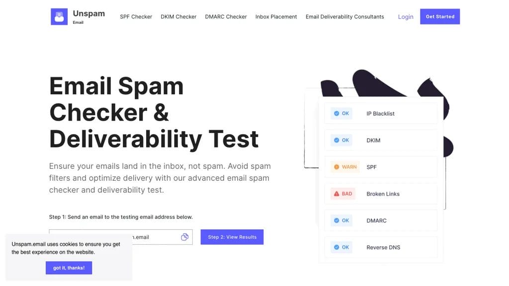Unspam AI reviews, Unspam AI pricing and alternatives
