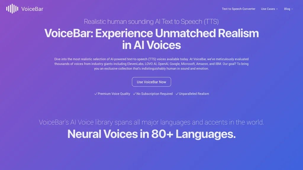 VoiceBar reviews, VoiceBar pricing and alternatives
