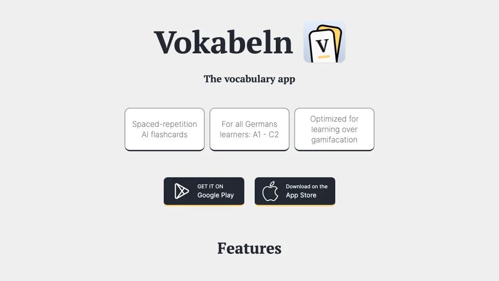 Vokabeln reviews, Vokabeln pricing and alternatives
