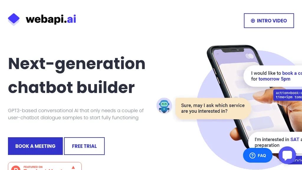Webapi.ai 2.0 reviews, Webapi.ai 2.0 pricing and alternatives
