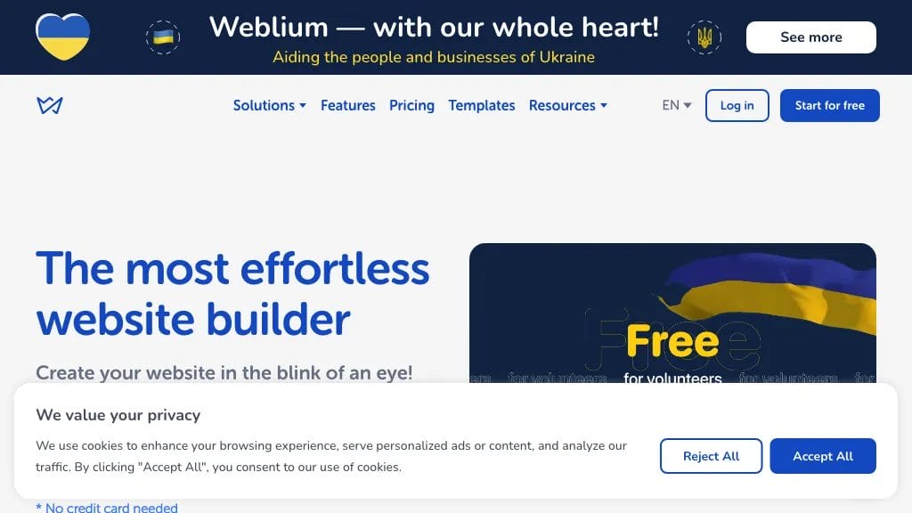 Weblium reviews, Weblium pricing and alternatives
