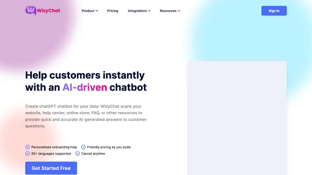 WizyChat reviews, WizyChat pricing and alternatives
