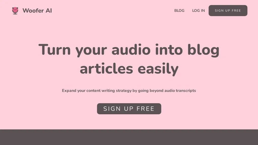Woofer AI reviews, Woofer AI pricing and alternatives
