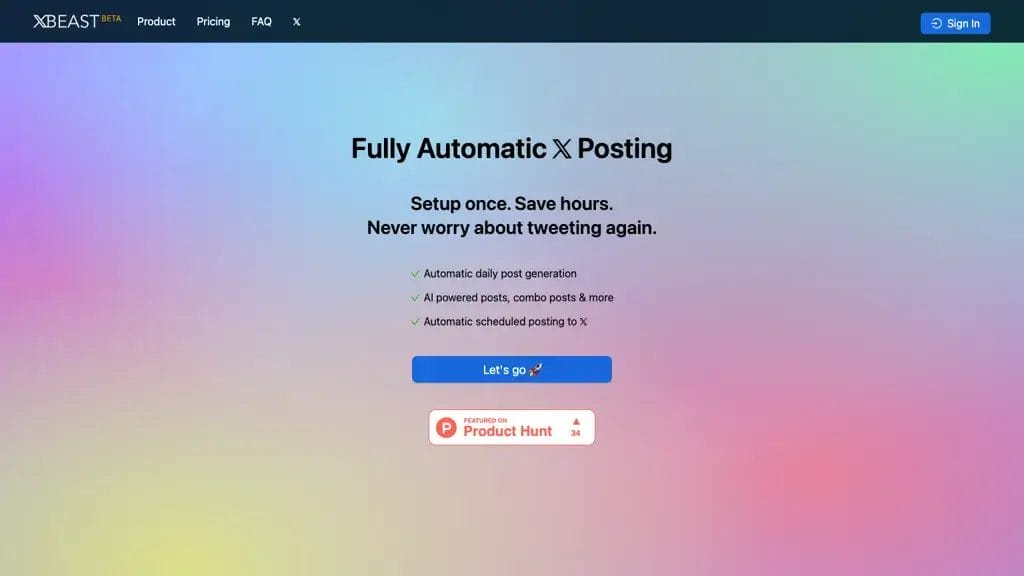 𝕏 Beast reviews, 𝕏 Beast pricing and alternatives
