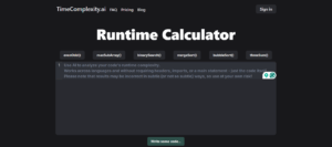 Timecomplexity
